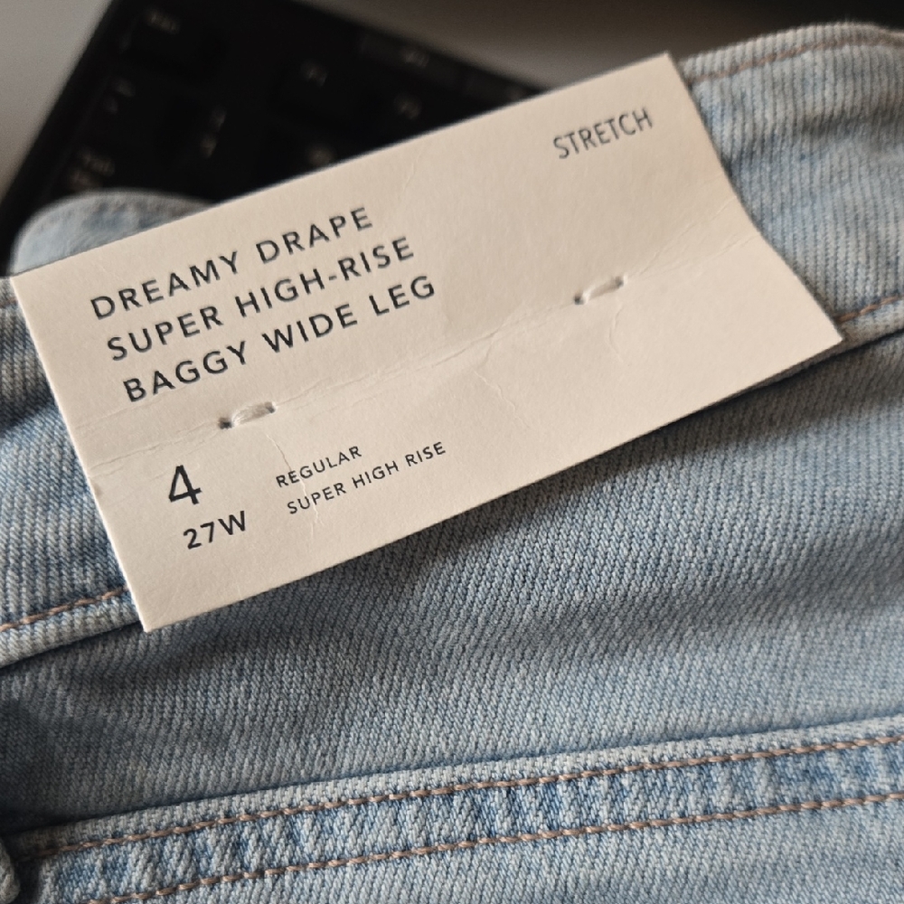 Dreamy Drape Super High-Rise Jeans